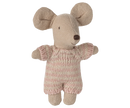 Babymaus in Tragetasche - Rose