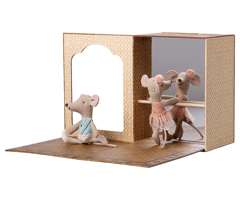 Ballettmäuse im Tanzstudio, Kleine Schwester und kleiner Bruder