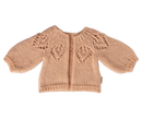 Gestrickte Strickjacke, Größe 3 - Hellrosa Hasenwelt Maileg
