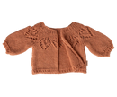 Gestrickte Strickjacke, Größe 4 - Vintage Rose Hasenwelt Maileg