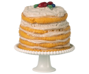 Partykuchen und Kuchenplatte, Maus – Off Weiß Mäusewelt Maileg