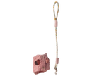 Haustierhalsband und Leine, Rosa Kuscheltier Maileg