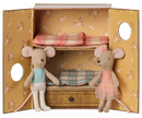 Ballettmäuse im Tanzstudio, kleine Schwester und Bruder Mäusewelt Maileg