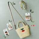 Gehäkelter Cherry Korb Handtasche Rockahula