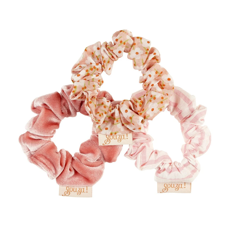 Scrunchy Elya pink (3 Stck/Karte, 1 Karte)