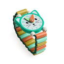 Spieluhr Kleine Katzen Grün Armbanduhr Djeco
