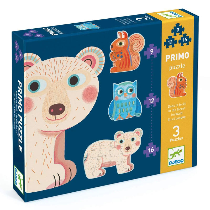 Puzzle: Im Wald - 9, 12, 16 Teile