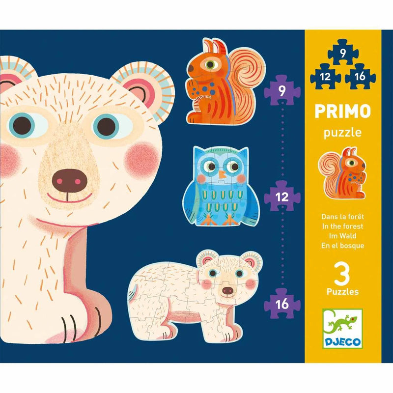 Puzzle: Im Wald - 9, 12, 16 Teile