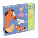 Erste Puzzle: Bauernhof Puzzle Djeco