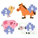 Erste Puzzle: Bauernhof Puzzle Djeco