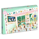 Wimmelpuzzle: Tanzschule - 100 Teile Puzzle Djeco