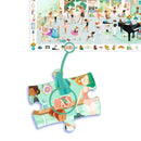 Wimmelpuzzle: Tanzschule - 100 Teile Puzzle Djeco