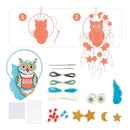 Do it yourself: Traumfänger zum Basteln: Goldene Eule