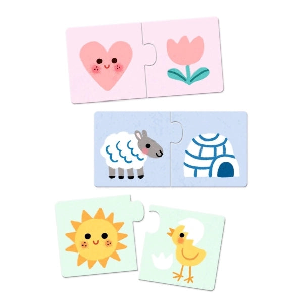 Lernspiel: Puzzle duo: Farben