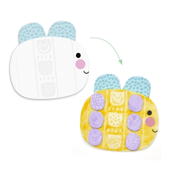 Malset +18m: Fingerfarbe - Kleine Formen