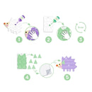 Malset +18m: Fingerfarbe - Kleine Formen