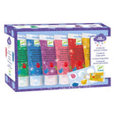 Fingerfarben: 6 Tuben Glitzer Fingerfarbe Djeco