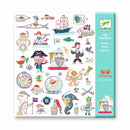 160 Sticker: Piraten Sticker Djeco