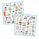 160 Sticker: Piraten Sticker Djeco