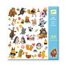 160 Sticker: kuschelige Freunde Sticker Djeco