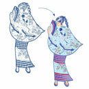 Ausmalbilder: Demoiselles Laura Ausmalbild Djeco