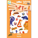 Tattoos: Lustige Tiere Tattoo Djeco
