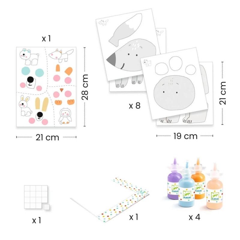 Malset +18m: Fingerfarbe