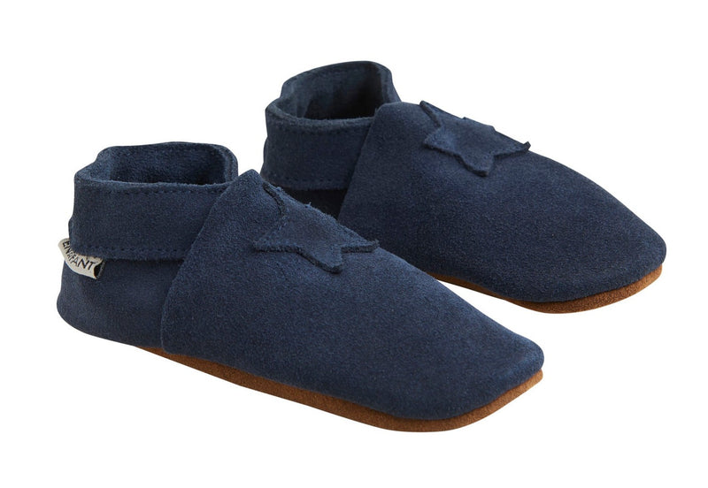 Wildleder Krabbelschuhe Navy