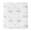 Einschlag- und Mulltücher 120x120 cm Walfisch Grey