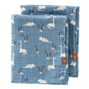 Einschlag- und Mulltücher 70x60 cm 2 Stück Dinosaurier