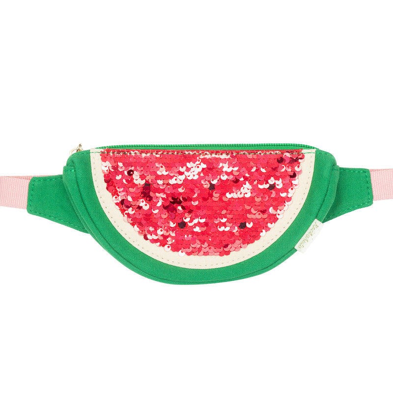 Bauchtasche Pailletten Wassermelone
