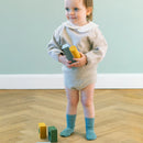 Stoppersocken Bambus Dusty Blue