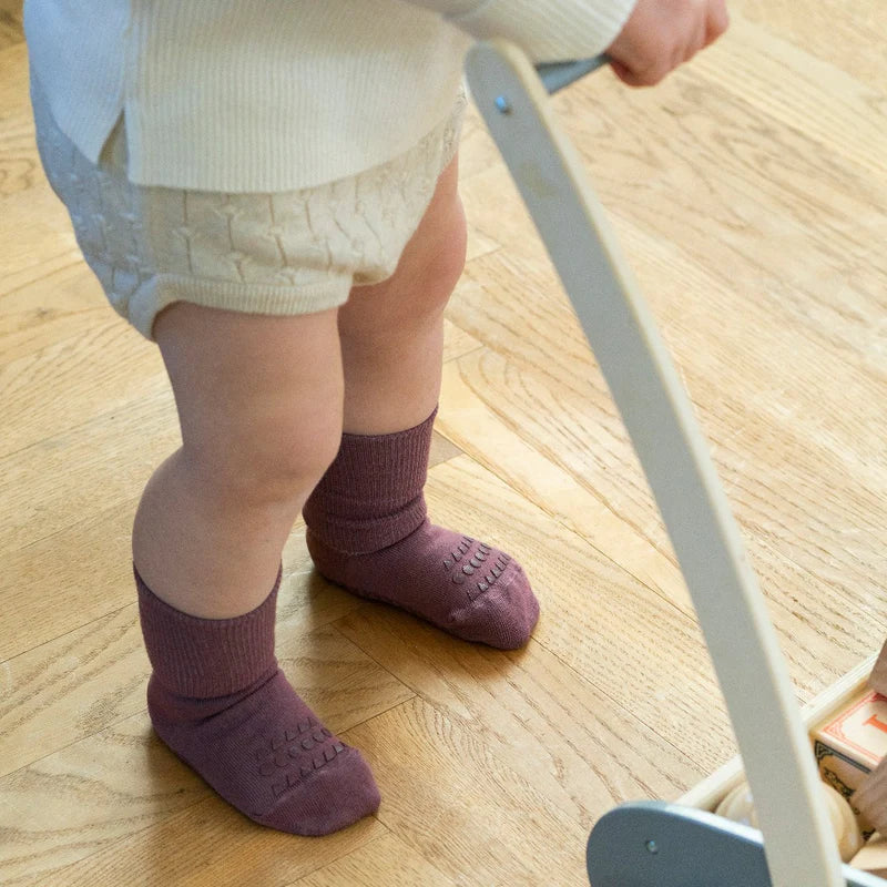 Stoppersocken Bambus Misty Plum