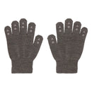 Rutschfeste Fingerhandschuhe Merinowolle - Braunmeliert Handschuhe Go Baby Go
