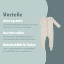 Schlafanzug mit Bündchen/Füßen - Essential Beige Schlafanzug Emma & Noah