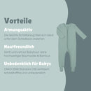 Schlafanzug mit Bündchen/Füßen - Essential Mint Schlafanzug Emma & Noah
