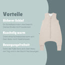 Schlafsack mit Umschlag-Fuß 2.5 TOG