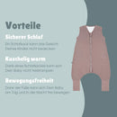 Schlafsack mit Umschlag-Fuß 2.5 TOG Essential Berry