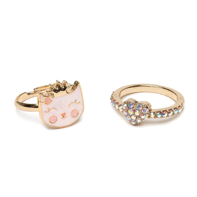 Boutique Kitty Love Ring 2er-Set