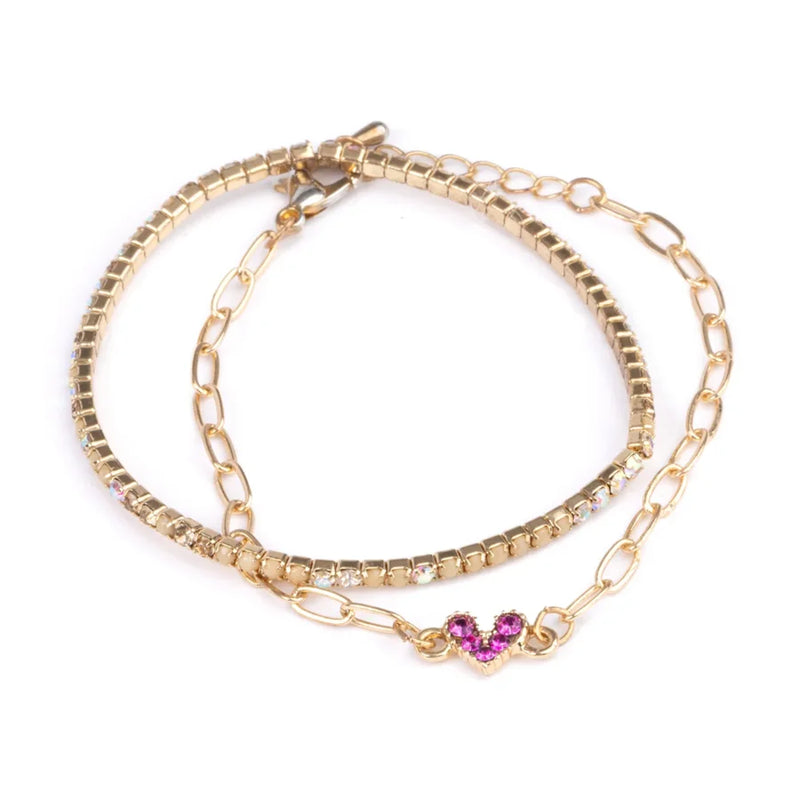 Boutique Chic Linked with Love Armband