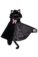 Katzen-Kuschelmantel, Schwarz 4-6 Jahre Umhang Great Pretenders