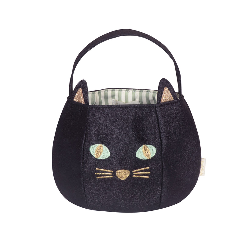 Schwarze Katze Eimertasche