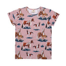 Walikddy T-Shirt Little & Big Horses
