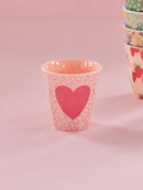 Mittelgroßer Becher mit Motiv - Heart
