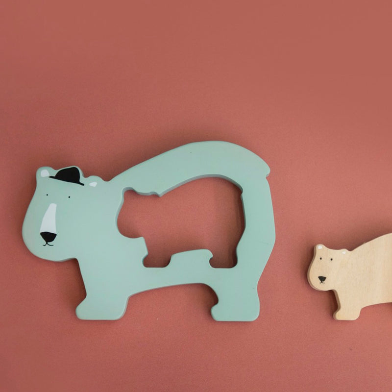 Holz Babypuzzle - Mr. Polar bear