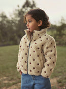 Lil' Atelier Teddy Jacke - Turtledove Apples