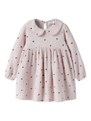Lil' Atelier Musselin Kleid - Hushed Violet