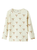 Lil' Atelier Langarmshirt Lavo Turtledove Strong Man