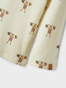 Lil' Atelier Langarmshirt Lavo Turtledove Strong Man