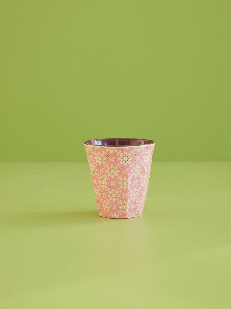 Großer Becher mit Motiv -Graphic Flower